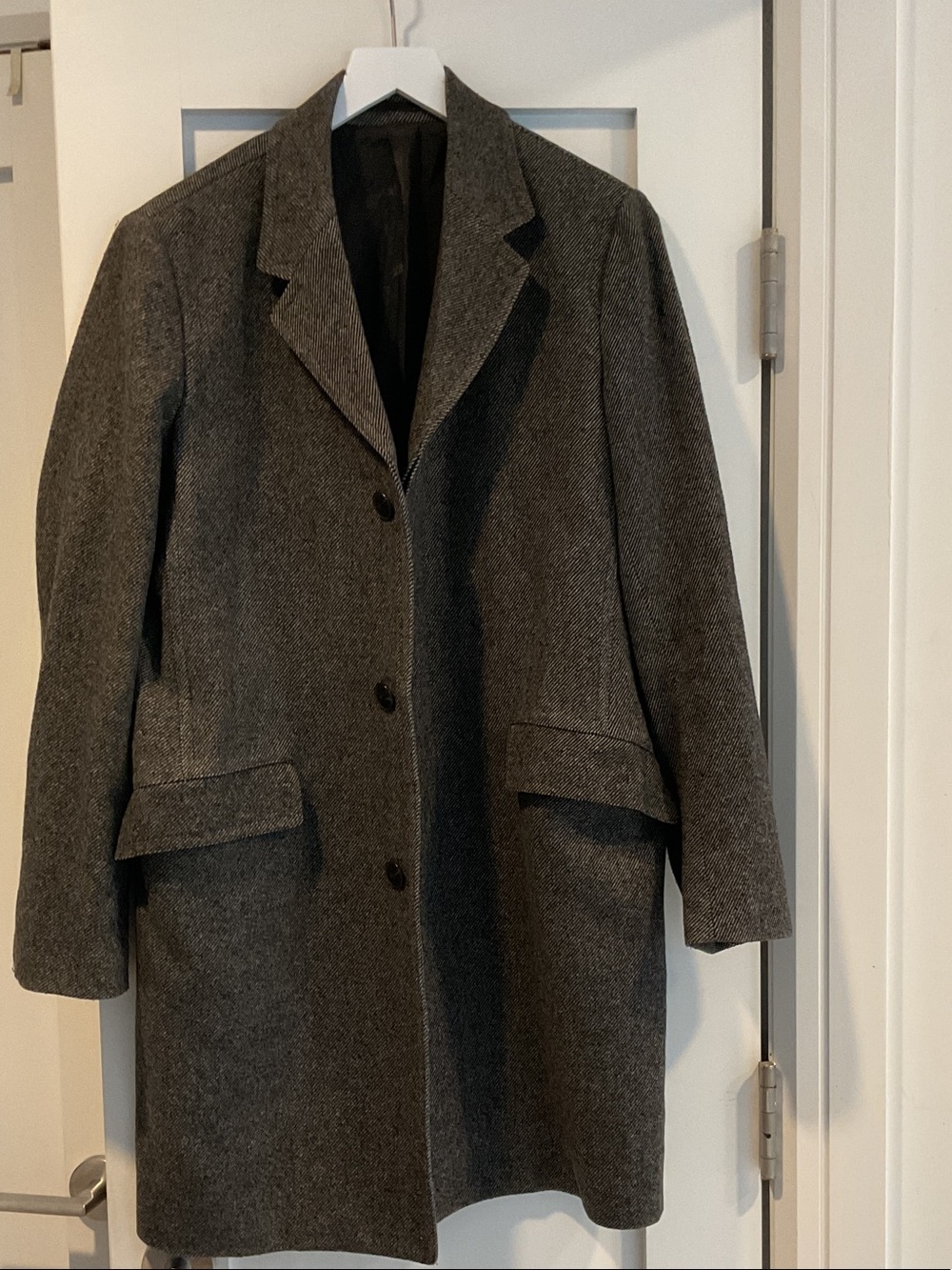 Men’s theory tweed coat